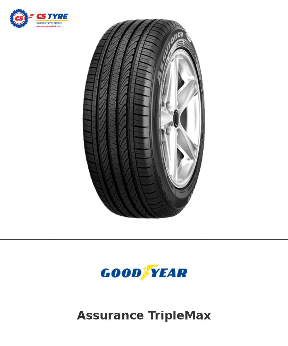 Goodyear Assurance TripleMax 215/55 R17 94H tyre with brand logo