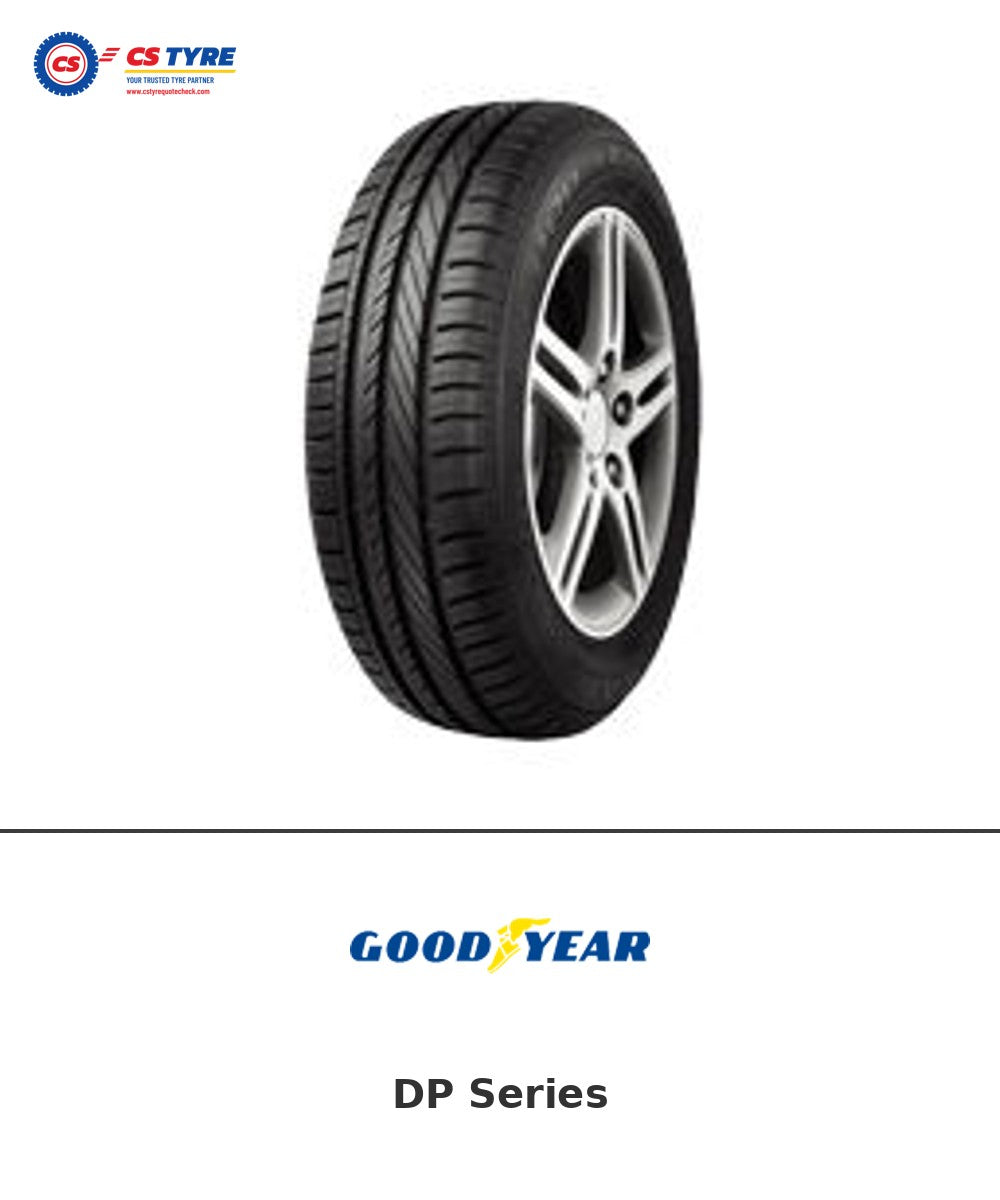 Goodyear DP Series 175/65 R14 tyre with brand logo