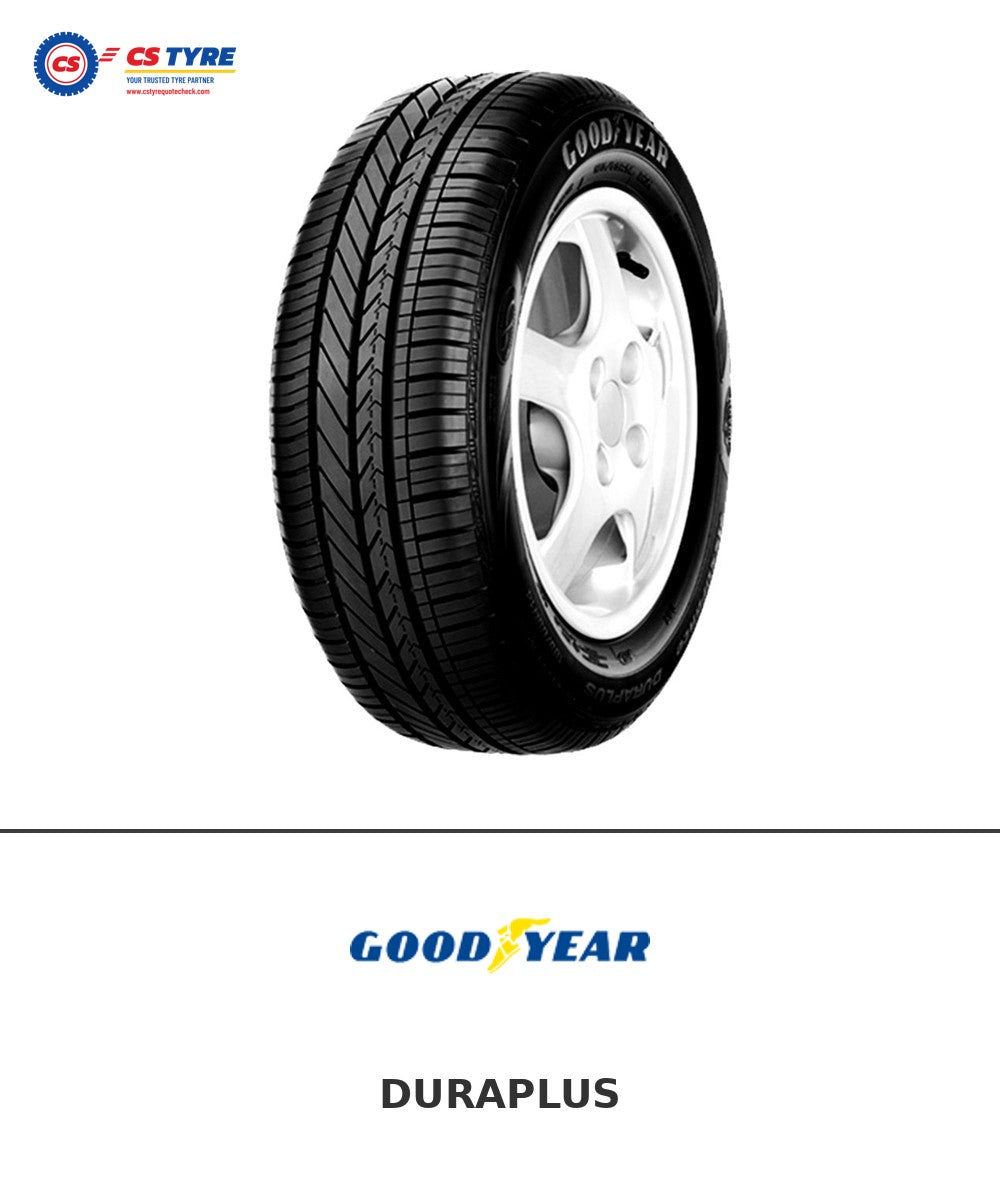 Goodyear DuraPlus 185/65 R15 88S tyre with brand logo