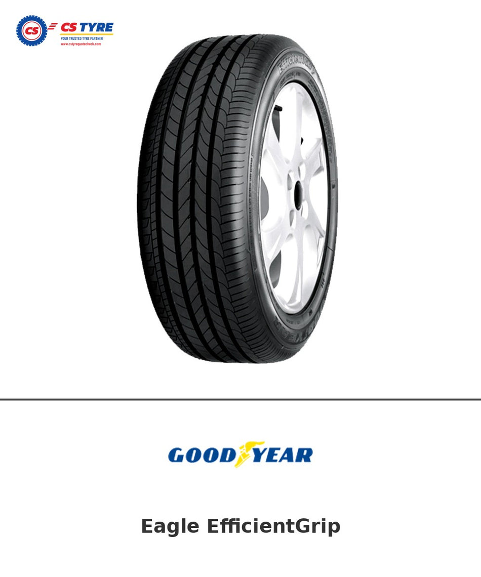 Goodyear Eagle EfficientGrip 225/55 R17 97V tyre with brand logo