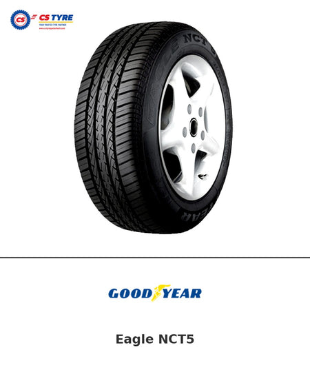 Goodyear Eagle NCT5 195/65 R15 91V tyre with brand logo