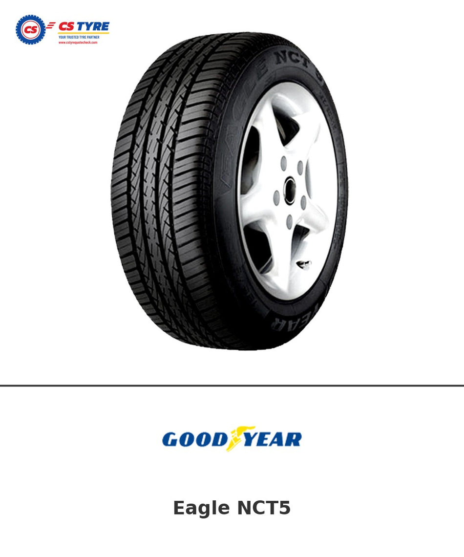 Goodyear Eagle NCT5 195/55 R15 85H tyre with brand logo