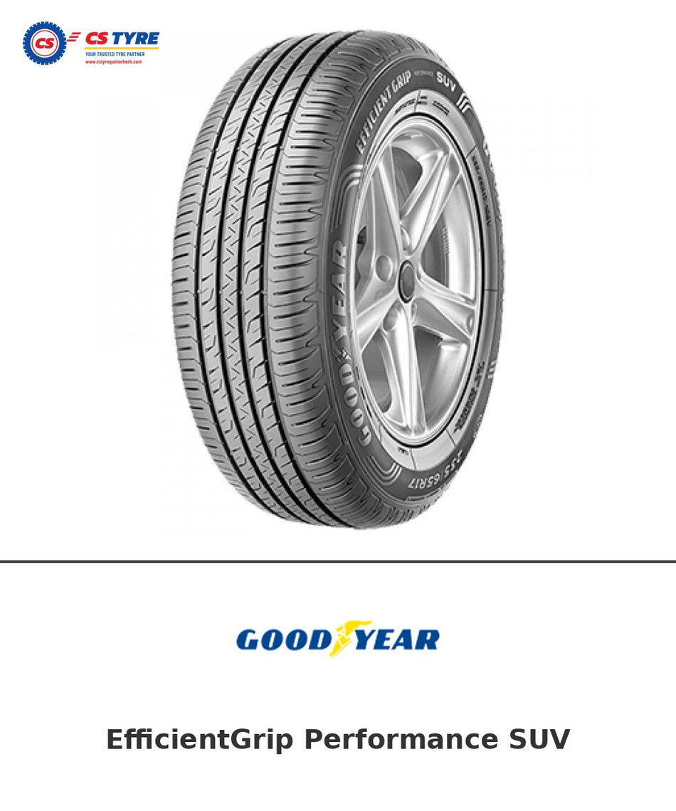 Goodyear EfficientGrip Performance SUV 255/55 R19 tyre with brand logo