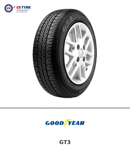 Goodyear GT3 155/80 R13 79T tyre with brand logo