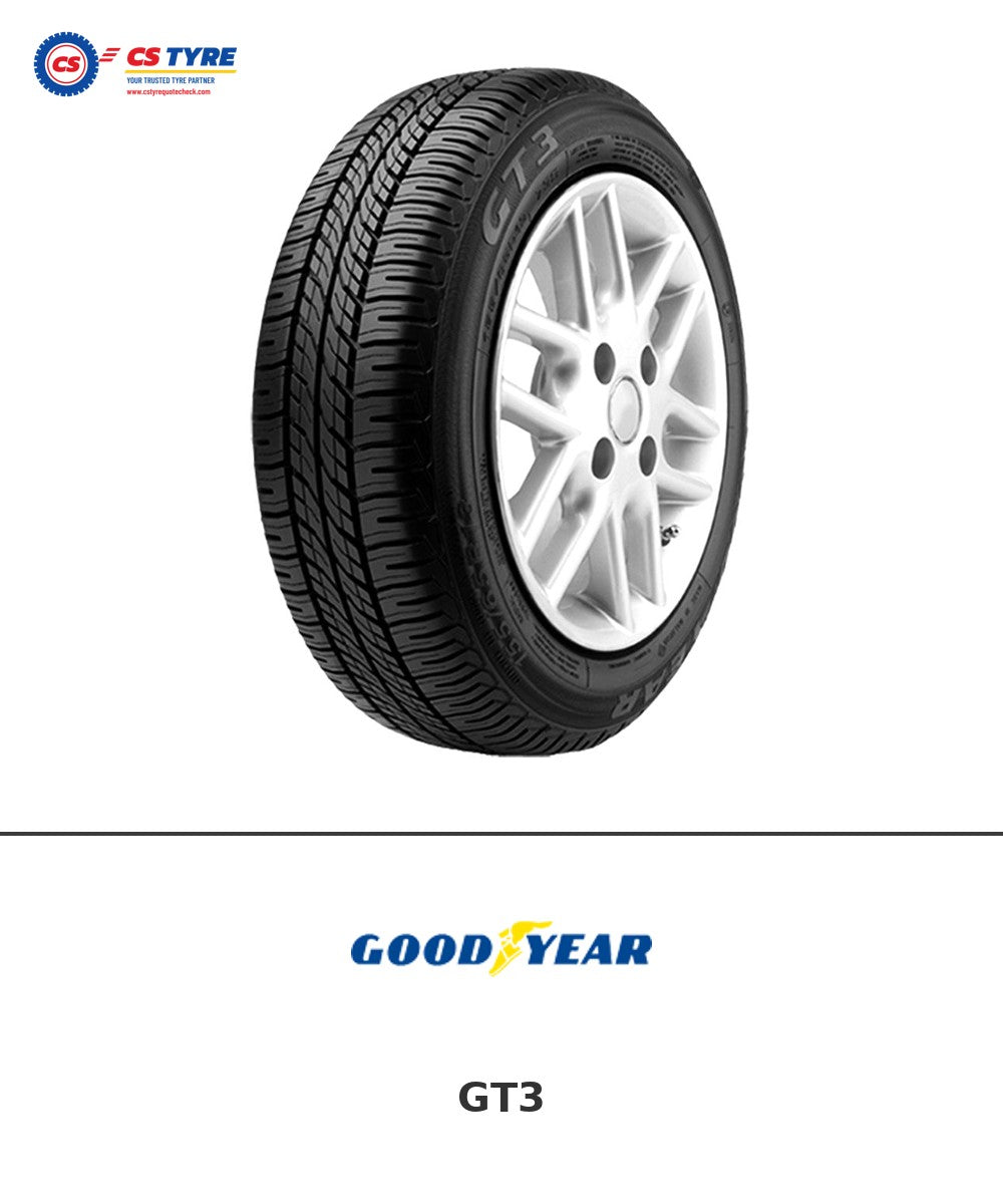 Goodyear GT3 175/65 R15 84T tyre with brand logo