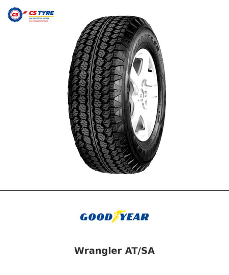 Goodyear Wrangler AT/SA 245/70 R16 111T tyre with brand logo