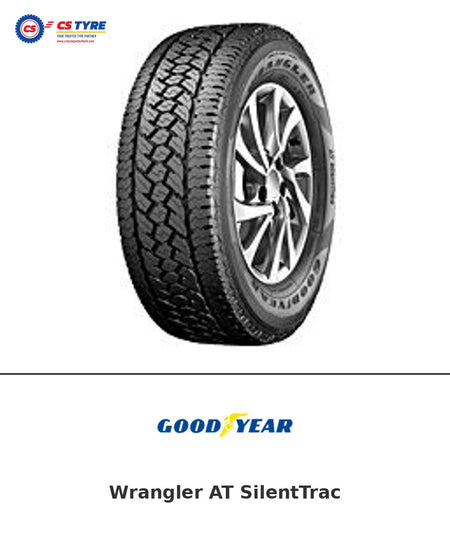 Goodyear Wrangler AT SilentTrac 215/65 R16 98H tyre with brand logo