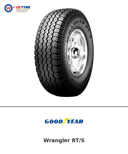 Goodyear Wrangler RT/S 215/75 R15 100S tyre with brand logo