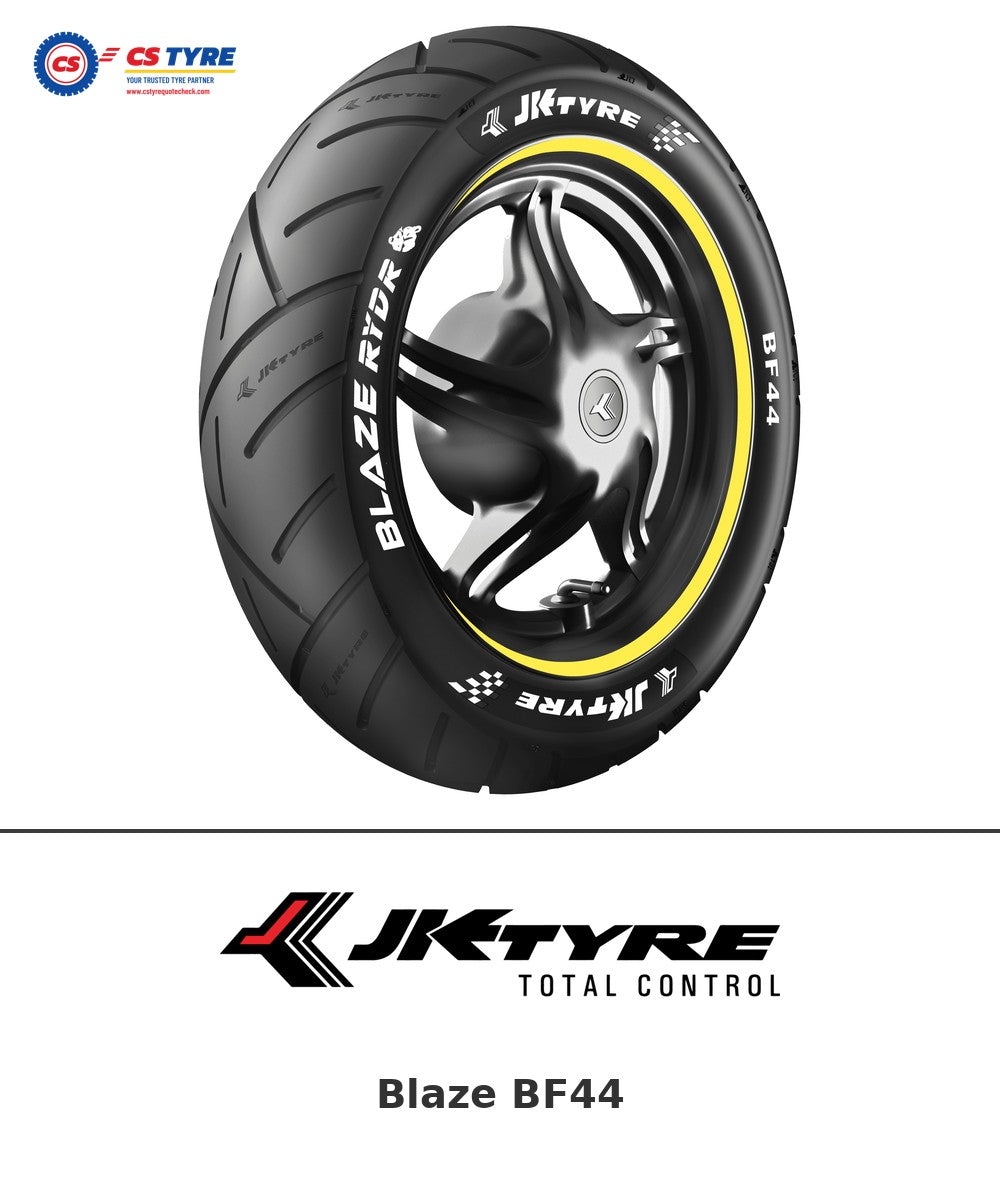 JK Blaze BF44 90/90-17 bike tyre with brand logo