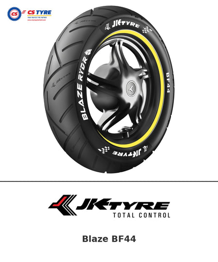 JK Blaze BF44 100/80-12 bike tyre with brand logo