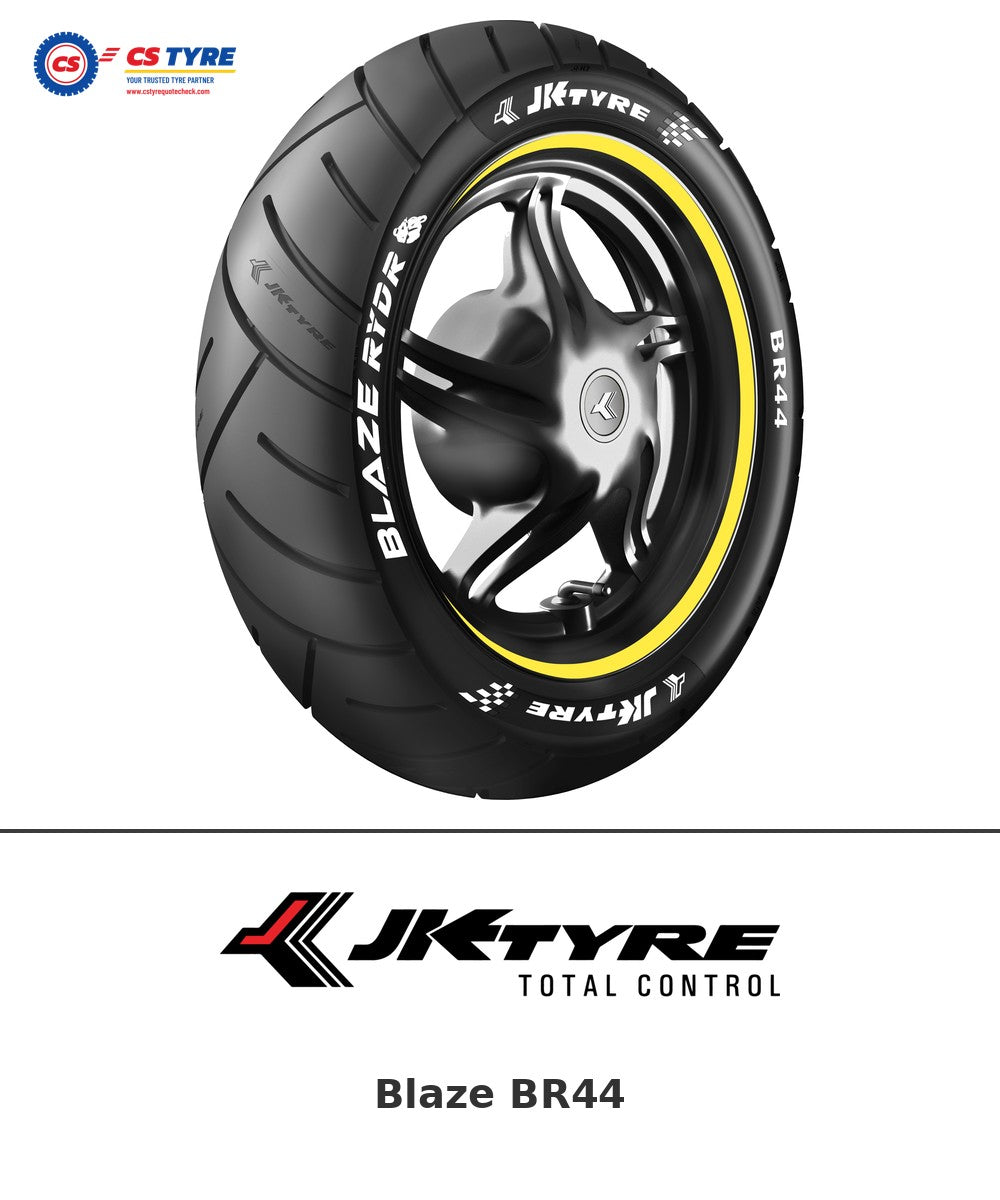 JK Blaze BR44 120/70-17 bike tyre with brand logo