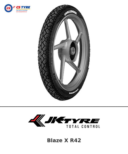 JK Blaze X R42 2.75-18 bike tyre with brand logo