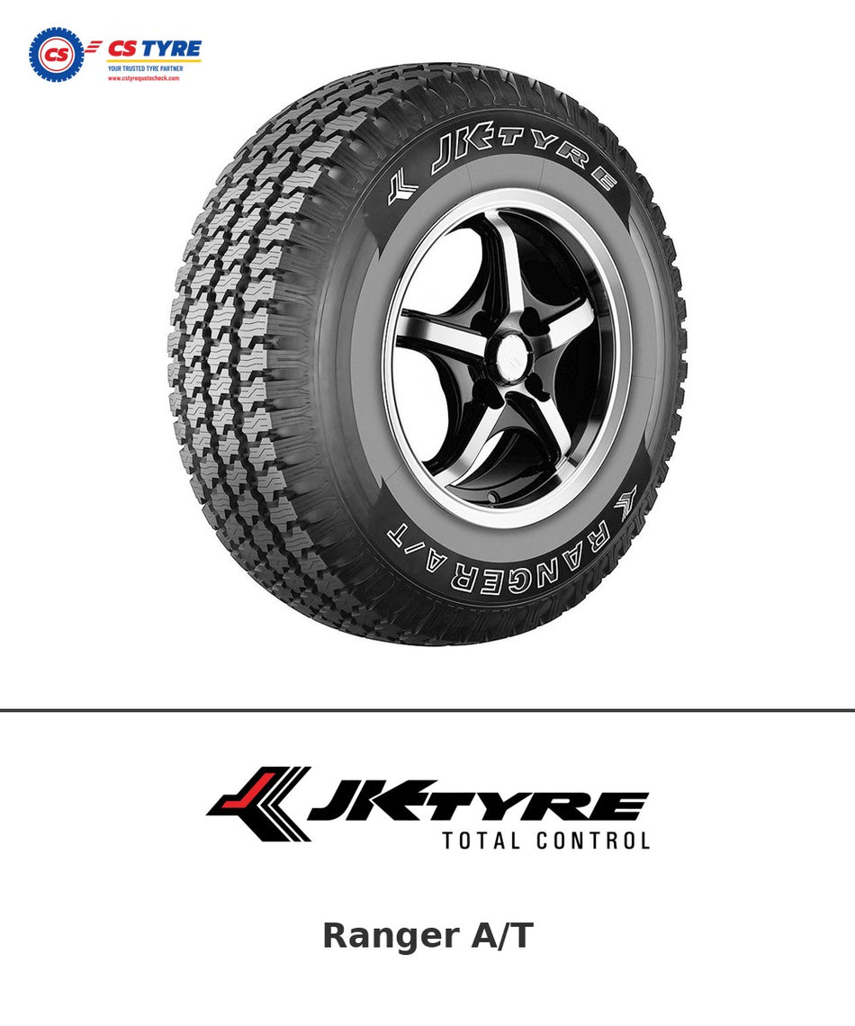 JK Ranger A/T 215/75 R15 tyre with brand logo