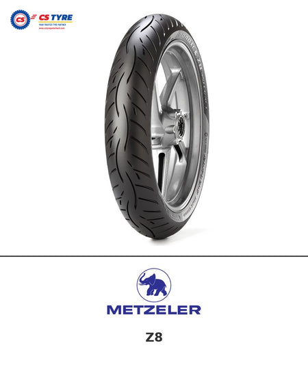 Metzeler Z8 120/70-17 bike tyre with brand logo