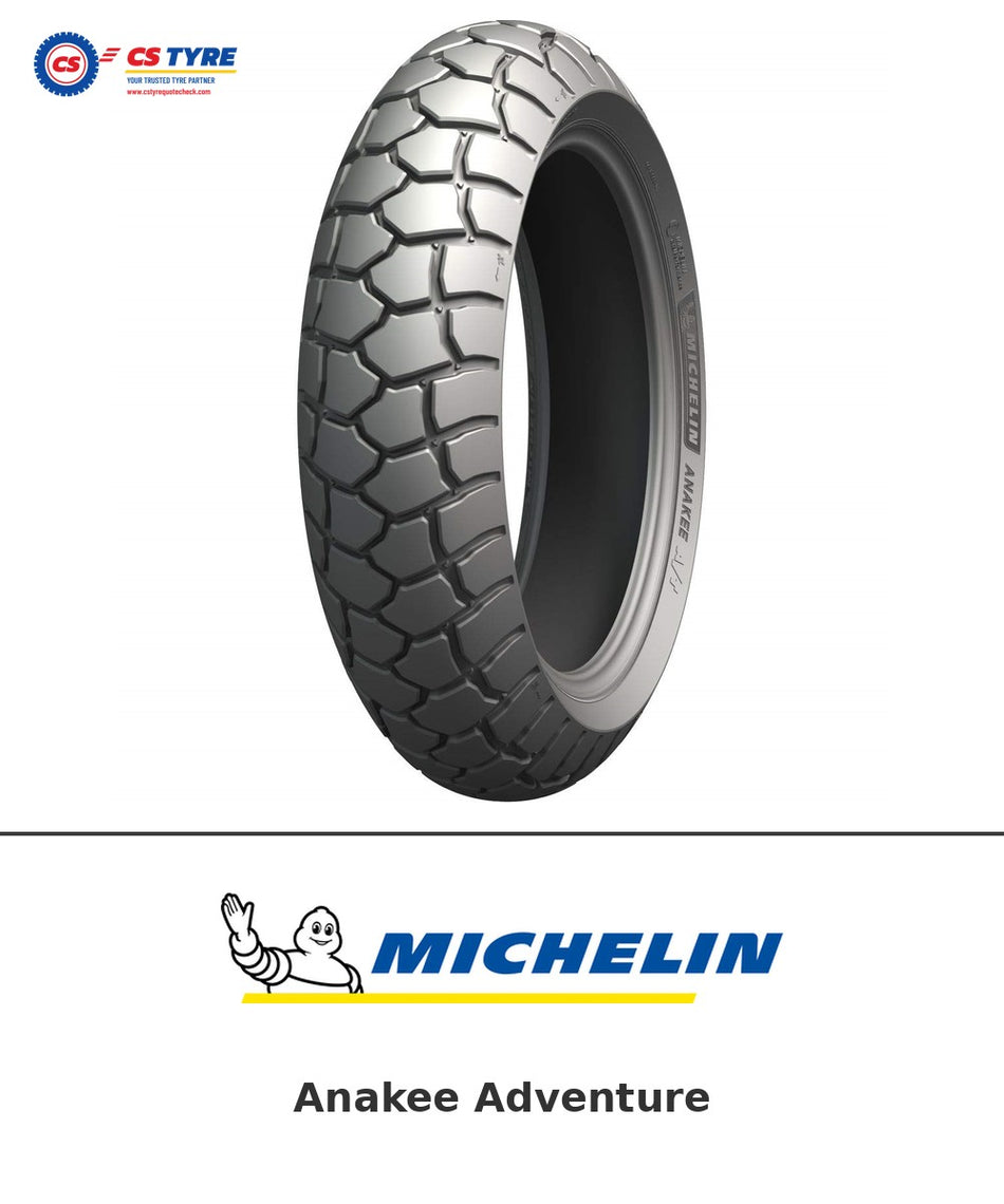 Michelin Anakee Adventure 90/90-21 bike tyre with brand logo