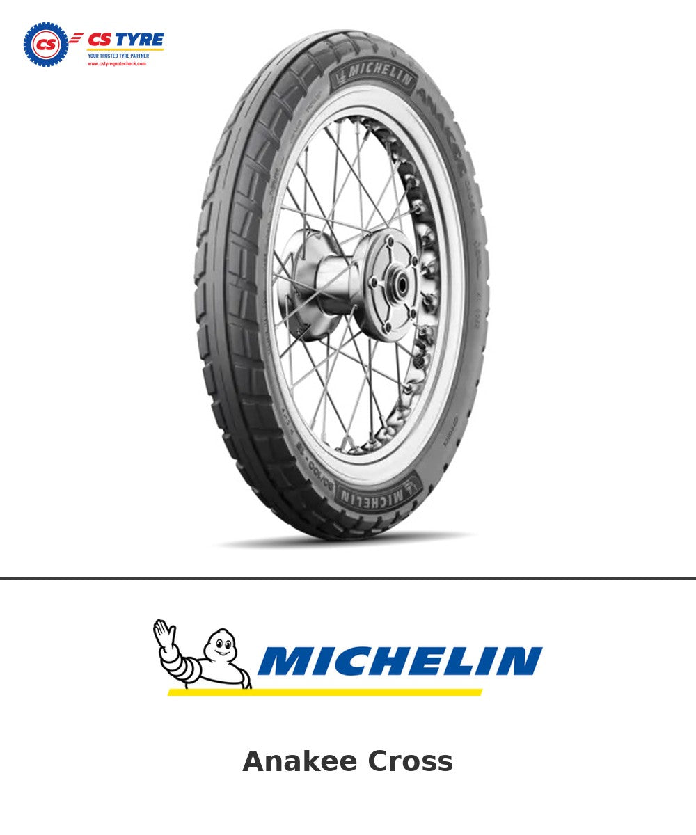 Michelin Anakee Cross 2.75-18 bike tyre with brand logo