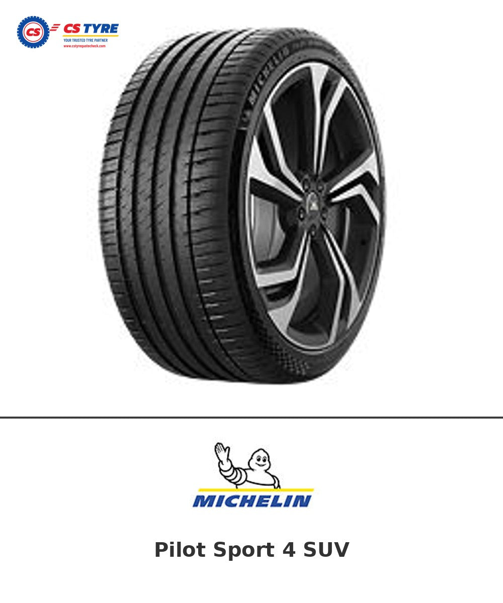 Michelin Pilot Sport 4 SUV 275/40 R21 107Y tyre with brand logo