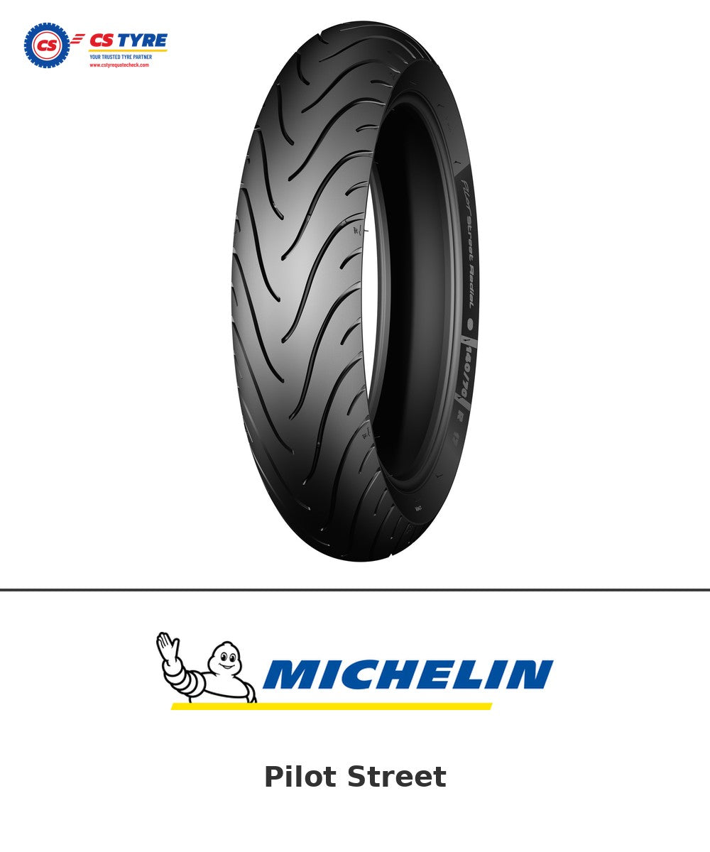 Michelin Pilot Street 150/60-17 bike tyre with brand logo