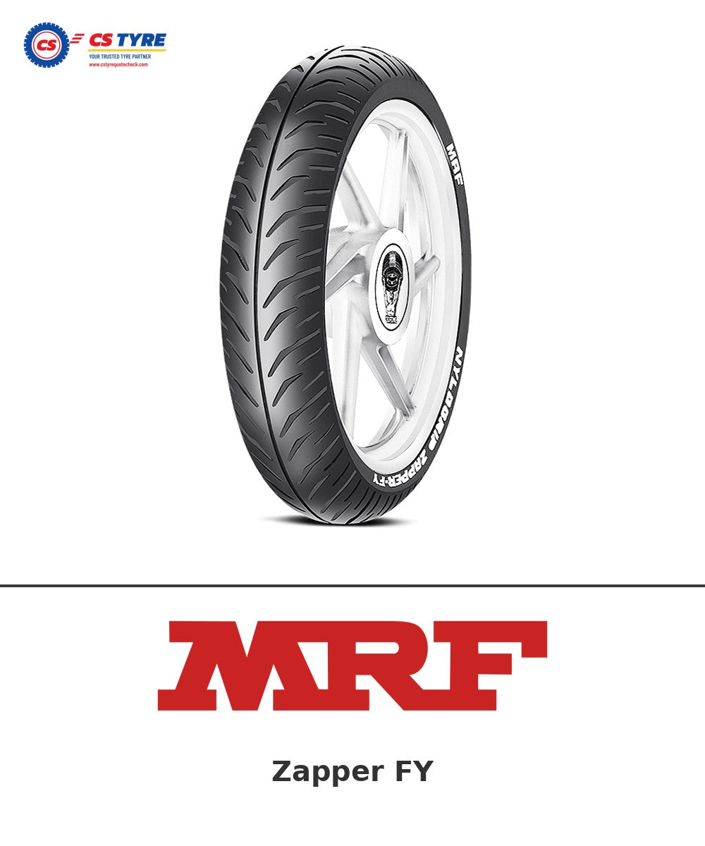 MRF Zapper FY 110/70-17 bike tyre with brand logo