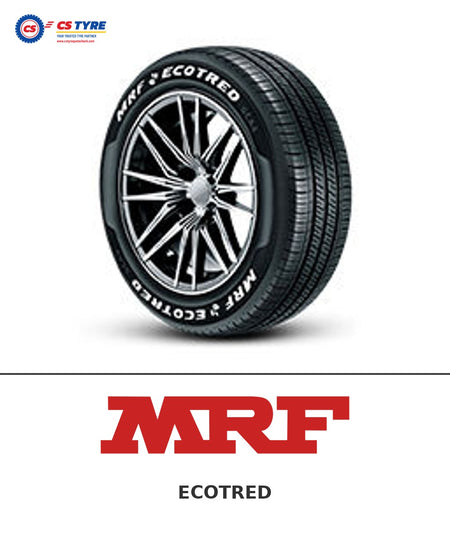 MRF ECOTRED 185/70 R15 89H tyre with brand logo