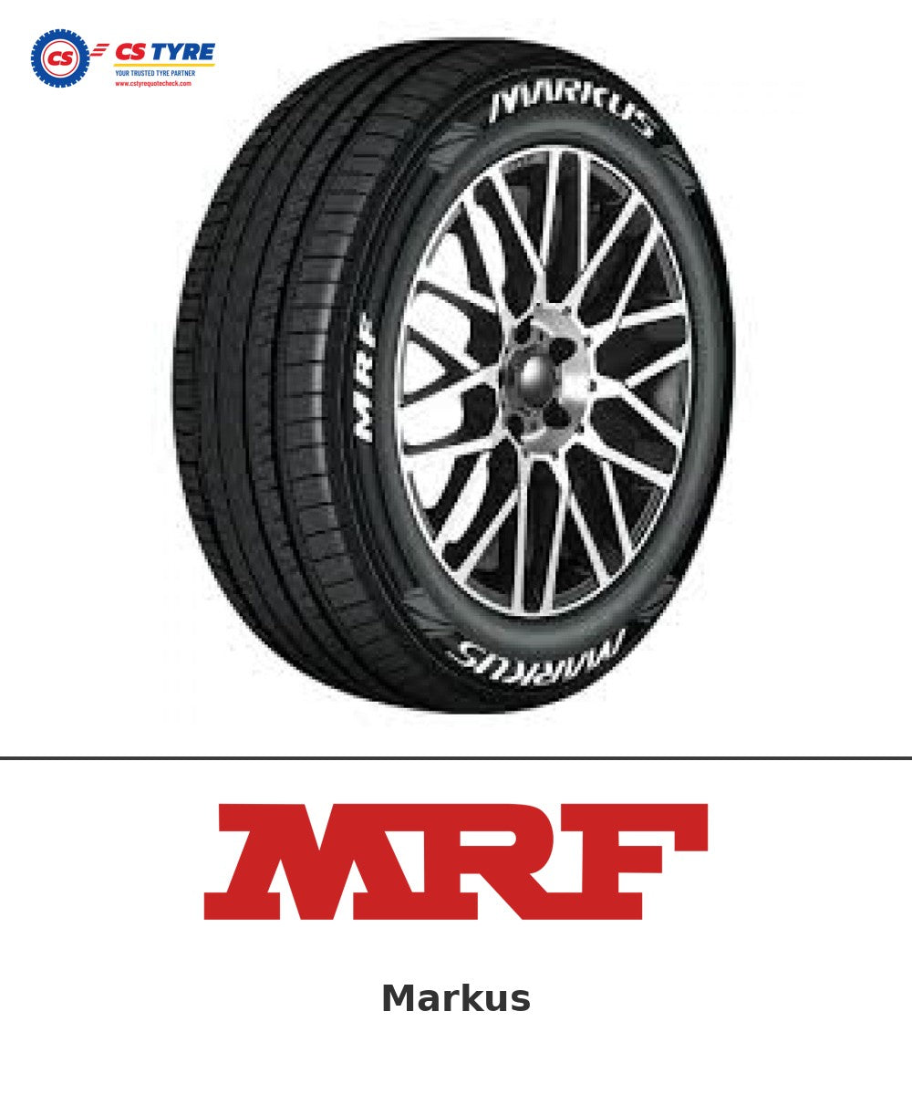 MRF Markus 265/60 R18 110V tyre with brand logo
