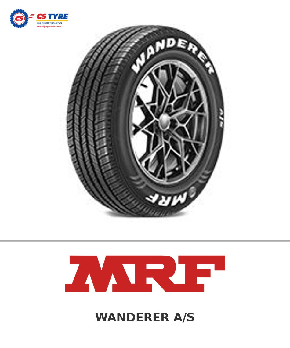 MRF WANDERER A/S 245/65 R17 107H tyre with brand logo