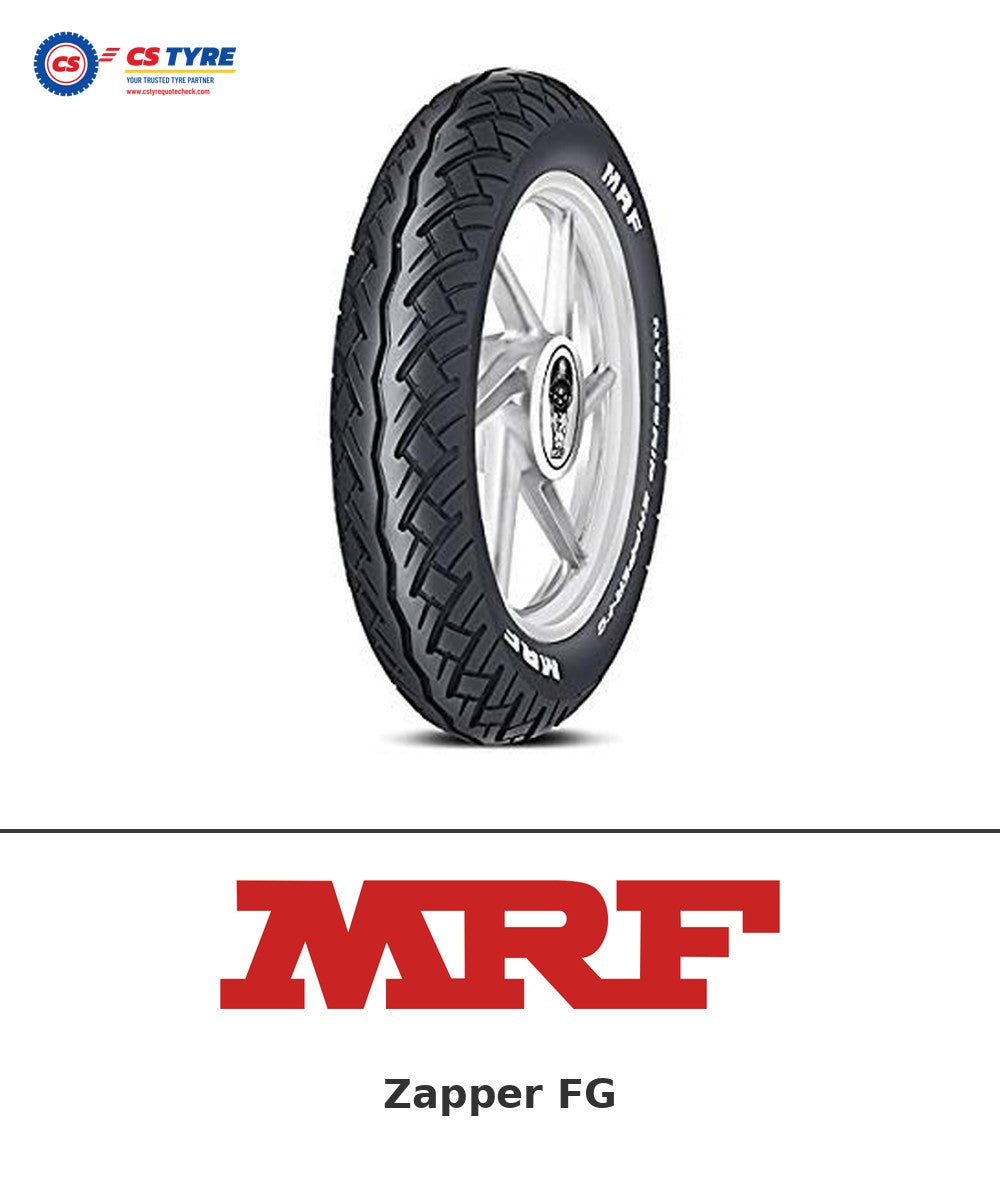 MRF Zapper FG 110/70-11 bike tyre with brand logo