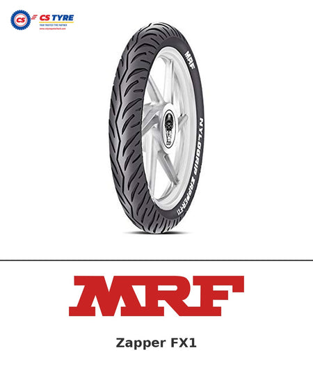 MRF Zapper FX1 100/80-17 bike tyre with brand logo