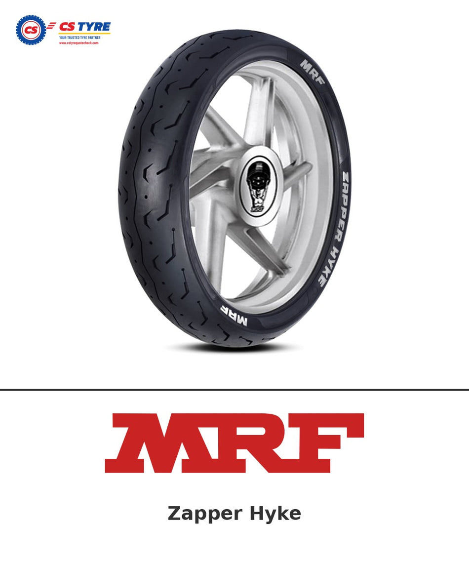 MRF Zapper Hyke 140/70-17 bike tyre with brand logo