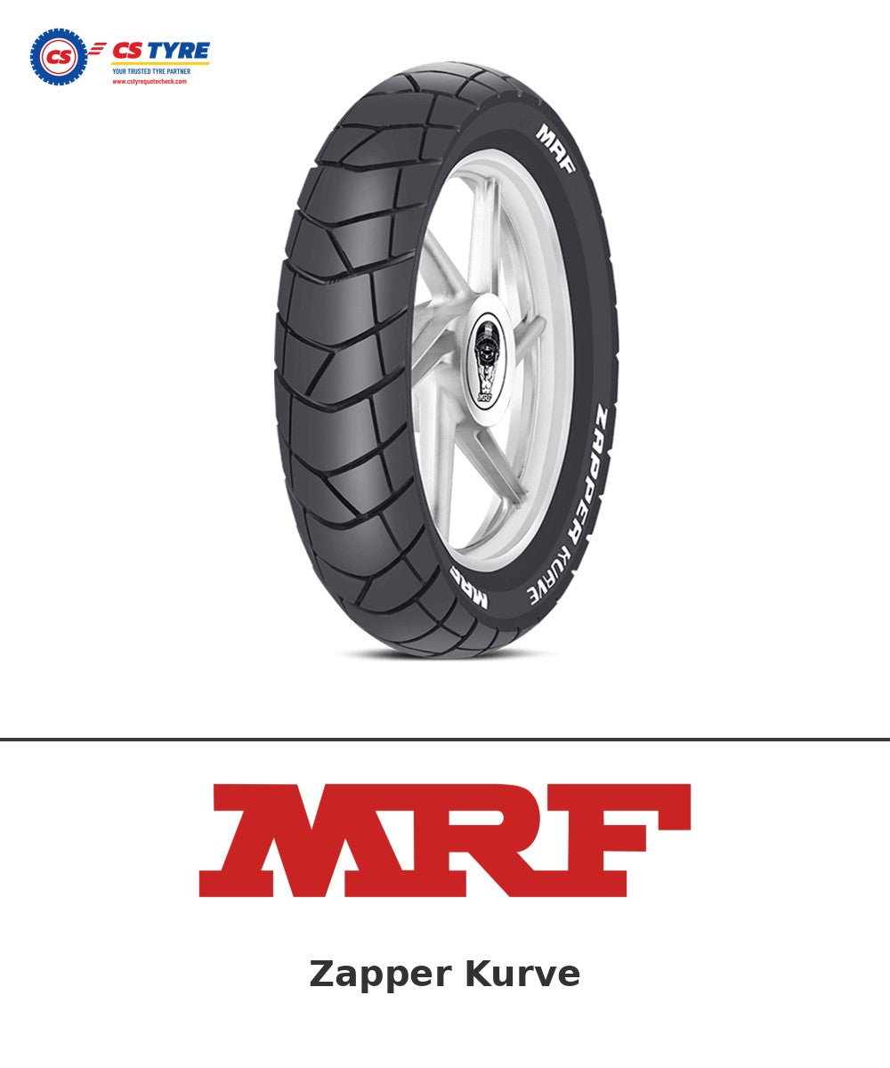 MRF Zapper Kurve 150/70-17 bike tyre with brand logo
