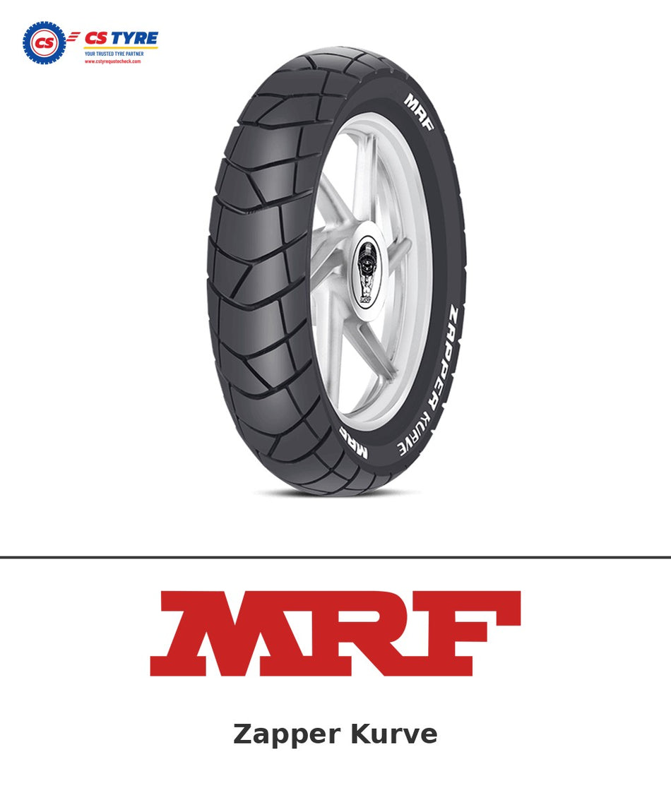 MRF Zapper Kurve 150/70-17 bike tyre with brand logo
