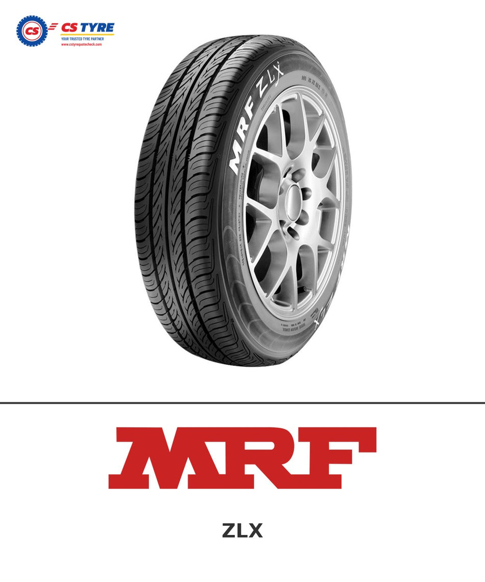 MRF ZLX 175/60 R15 81H tyre with brand logo
