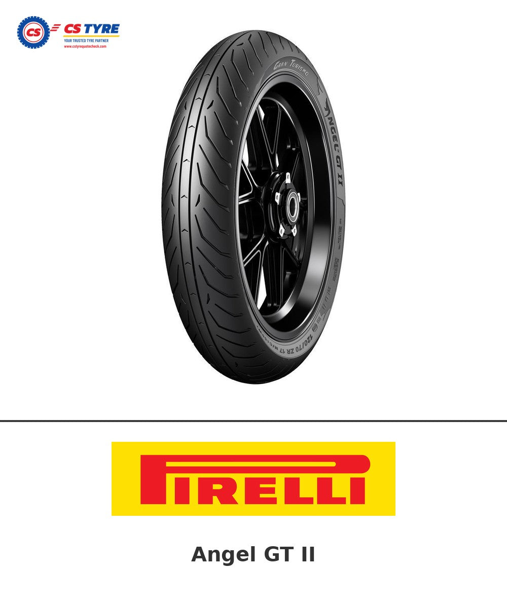 Pirelli Angel GT II 180/55-17 bike tyre with brand logo
