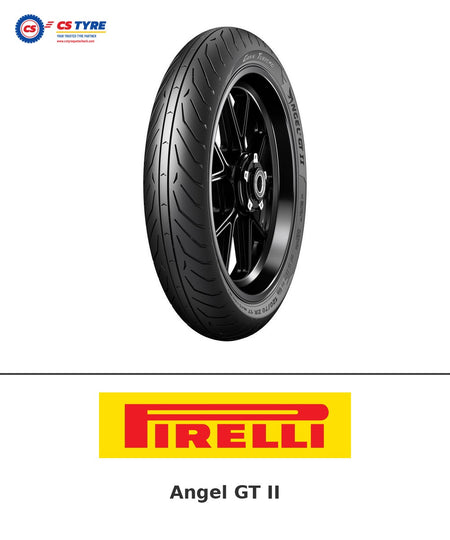 Pirelli Angel GT II 180/55-17 bike tyre with brand logo