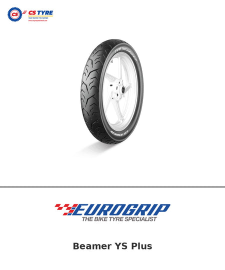TVS Eurogrip Beamer YS Plus 140/70-17 bike tyre with brand logo
