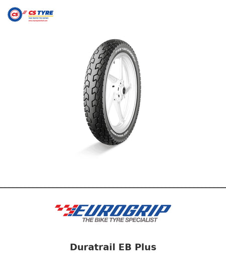 TVS Eurogrip Duratrail EB Plus 90/90-21 bike tyre with brand logo