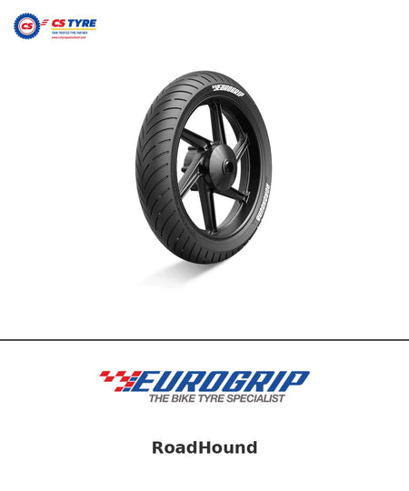 TVS Eurogrip RoadHound 160/60-17 bike tyre with brand logo