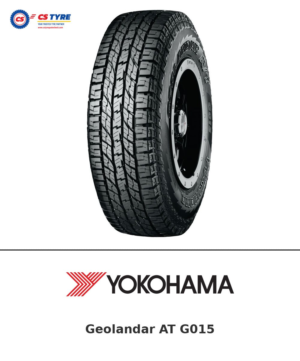 Yokohama Geolandar AT G015 255/60 R18 108H tyre with brand logo